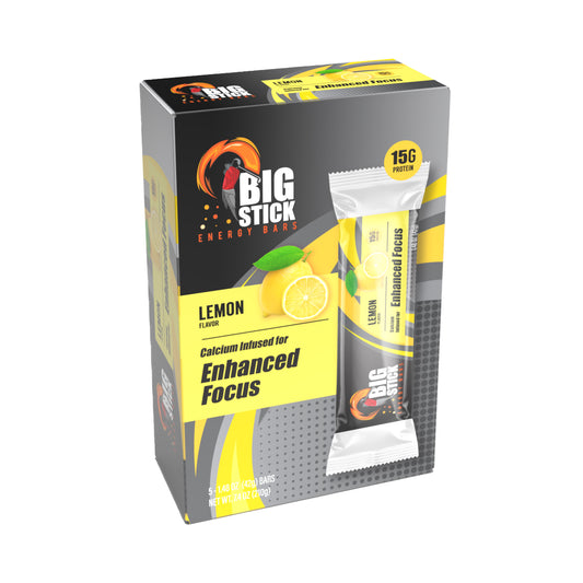 Lemon BIG STICK ENERGY Protein Bar - 5 Pack